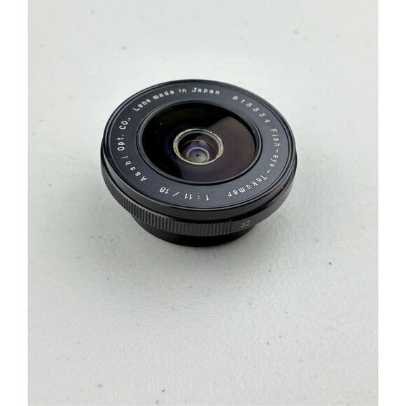 Asahi Fish Eye Pancake Takumar 1:11/18 Pentax Camera Lens w/ Case 813334 Japan E - Picture 3 of 12